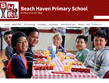 Tablet Screenshot of beachhaven.school.nz