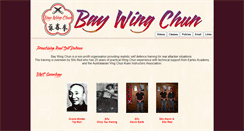 Desktop Screenshot of baywingchun.school.nz