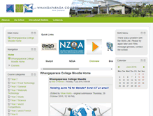 Tablet Screenshot of elearning.wgpcollege.school.nz