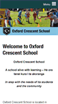 Mobile Screenshot of oxfordcres.school.nz