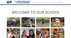 Desktop Screenshot of marymackillop.school.nz