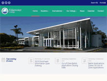 Tablet Screenshot of edgewater.school.nz