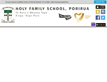 Tablet Screenshot of holyfamily.school.nz
