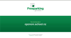 Desktop Screenshot of opononi.school.nz