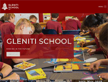 Tablet Screenshot of gleniti.school.nz