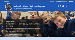 Desktop Screenshot of ladbrooks.school.nz