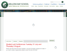 Tablet Screenshot of mellonsbay.school.nz