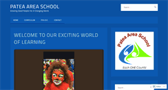 Desktop Screenshot of pateaarea.school.nz
