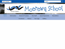 Tablet Screenshot of moerewa.school.nz