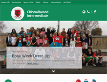 Tablet Screenshot of chisnallwood.school.nz