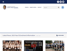 Tablet Screenshot of pnbhs.school.nz