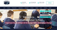 Desktop Screenshot of immanuel.school.nz