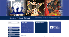 Desktop Screenshot of marian.school.nz