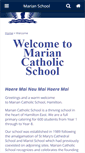 Mobile Screenshot of marian.school.nz