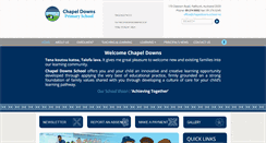Desktop Screenshot of chapeldowns.school.nz
