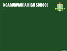 Tablet Screenshot of ngaruawahiahigh.school.nz