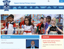 Tablet Screenshot of epsomnormalprimary.school.nz