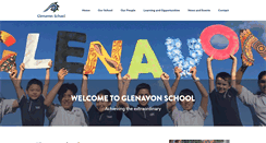 Desktop Screenshot of glenavon.school.nz