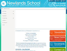 Tablet Screenshot of newlandsprimary.school.nz