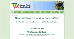 Desktop Screenshot of otari.school.nz