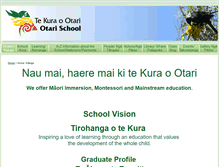 Tablet Screenshot of otari.school.nz