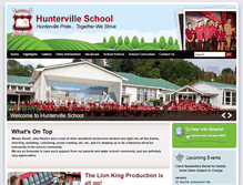 Tablet Screenshot of hunterville.school.nz