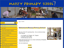 Tablet Screenshot of masseyprimary.school.nz