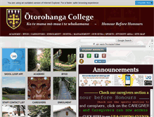 Tablet Screenshot of otocoll.school.nz