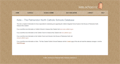 Desktop Screenshot of kete.school.nz