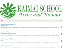 Tablet Screenshot of kaimai.school.nz