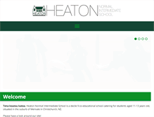 Tablet Screenshot of heaton.school.nz