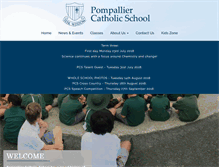 Tablet Screenshot of pompallierprimary.school.nz