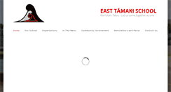 Desktop Screenshot of easttamaki.school.nz