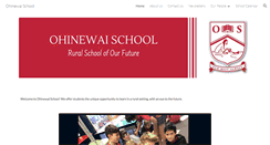 Desktop Screenshot of ohinewai.school.nz