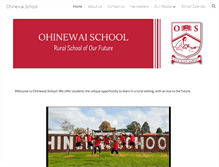 Tablet Screenshot of ohinewai.school.nz