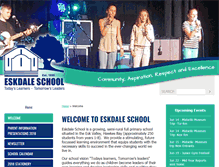Tablet Screenshot of eskdale.school.nz