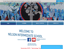 Tablet Screenshot of nelsonintermediate.school.nz