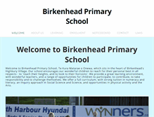 Tablet Screenshot of birkenheadprimary.school.nz