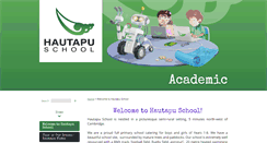 Desktop Screenshot of hautapu.school.nz