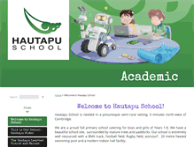 Tablet Screenshot of hautapu.school.nz