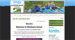 Desktop Screenshot of matakana.school.nz