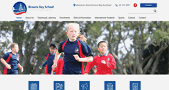 Desktop Screenshot of brownsbay.school.nz