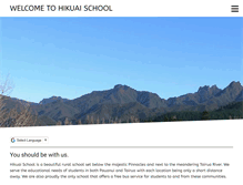 Tablet Screenshot of hikuai.school.nz