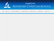 Tablet Screenshot of hamiltonsda.school.nz