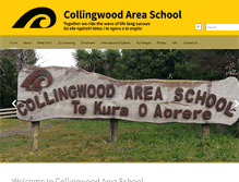 Tablet Screenshot of collingwood-area.school.nz