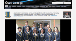 Desktop Screenshot of otakicollege.school.nz