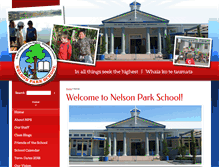 Tablet Screenshot of nelsonpark.school.nz
