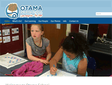 Tablet Screenshot of otama.school.nz