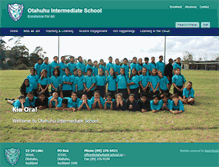 Tablet Screenshot of otahuhuint.school.nz