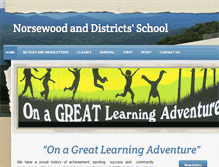 Tablet Screenshot of norsewood.school.nz